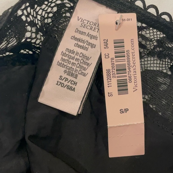 NEW WITH TAGS VICTORIA’S SECRET 2 PK SIZE S CHEEKY BLACK PANTIES - Picture 8 of 8